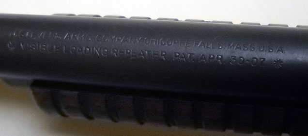 markings on top of Stevens No. 70 barrel